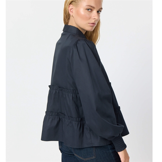 Levete Room LR-ISLA SOLID 95 Skjorte, Sort 